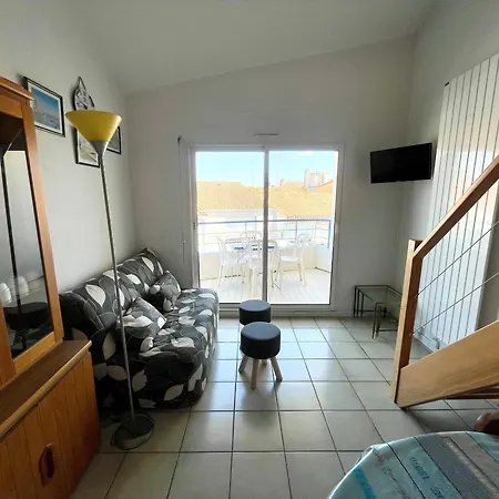 Studio-mezzanine Agreable A 150m De La Plage, Quartier Arago, Balcon-terrasse, Animaux Acceptes - Fr-1-92-566 Ле-Сабль-д’Олон