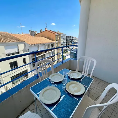 Апартаменты Studio-mezzanine Agreable A 150m De La Plage, Quartier Arago, Balcon-terrasse, Animaux Acceptes - Fr-1-92-566 *